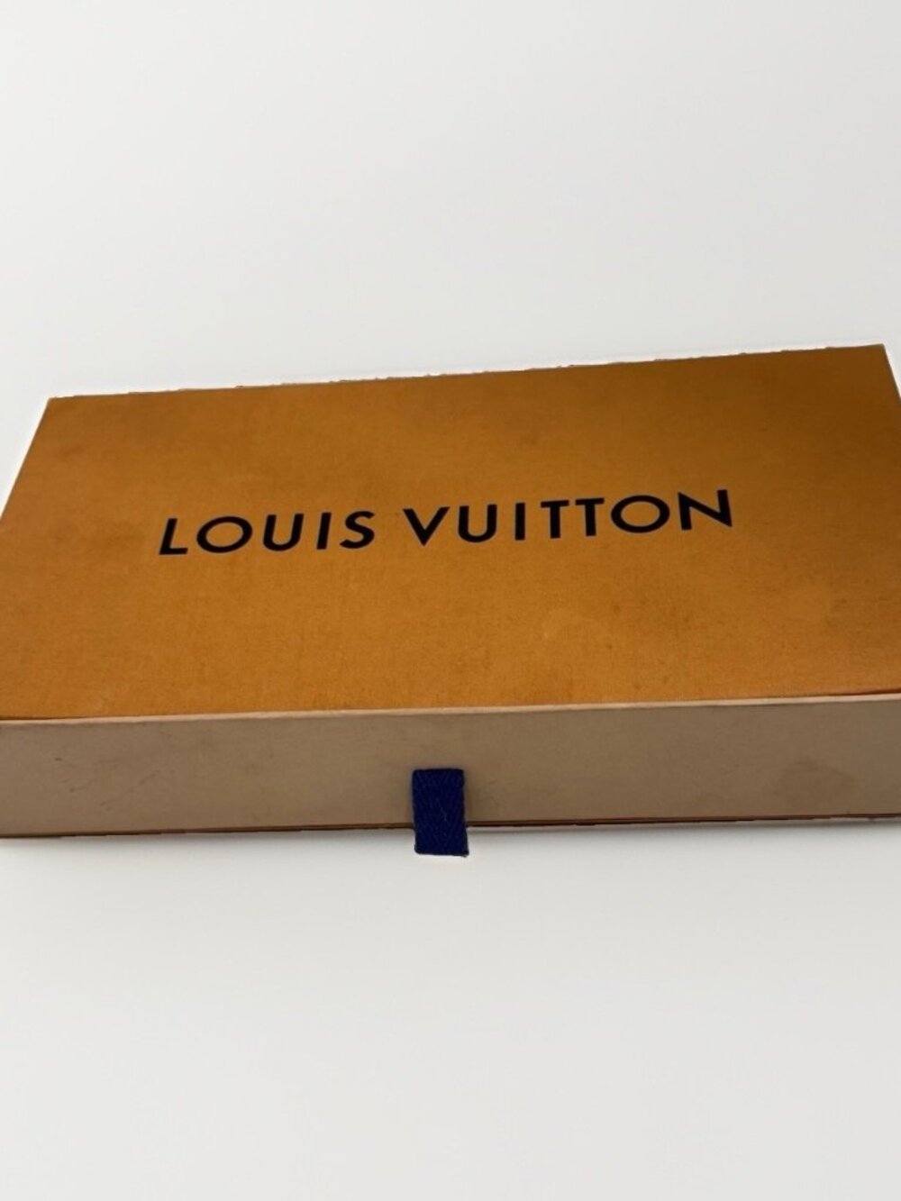 louis vuitton linen pull drawer wallet storage box FAIR CONDITION
